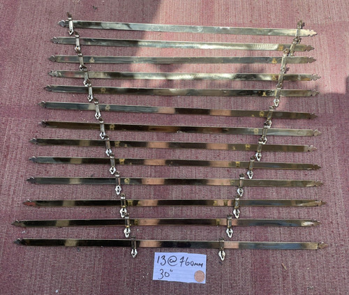 Antique brass stair - antique, rods