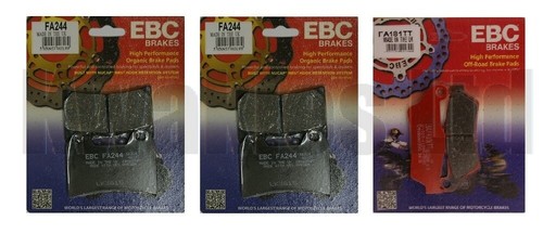 Ebc front rear brake - rear,