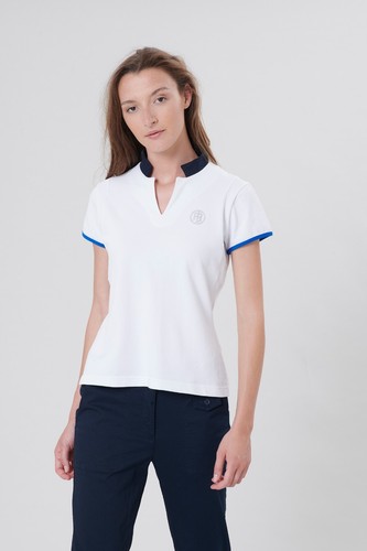 Womens polo shirt poivre blanc - womens,