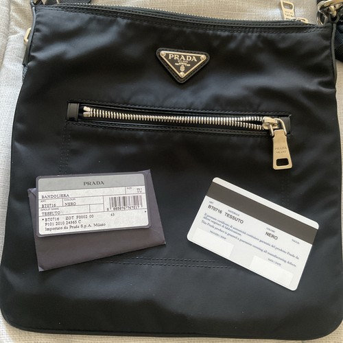 Prada messenger bag used - prada,