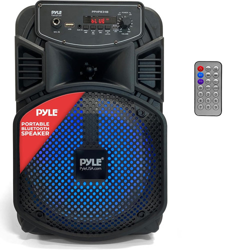 Pyle bluetooth portable - pyle, 8”