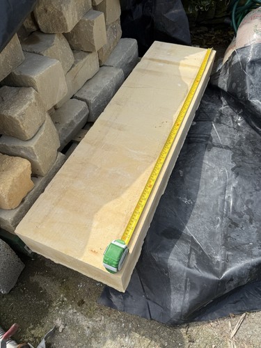 Stone step lintel - step, column