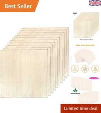 Thin Balsa Wood Sheets 10Pcs - Ideal for Cricut Maker & Model Making