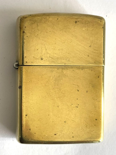 Vintage solid brass - 🔥, zippo