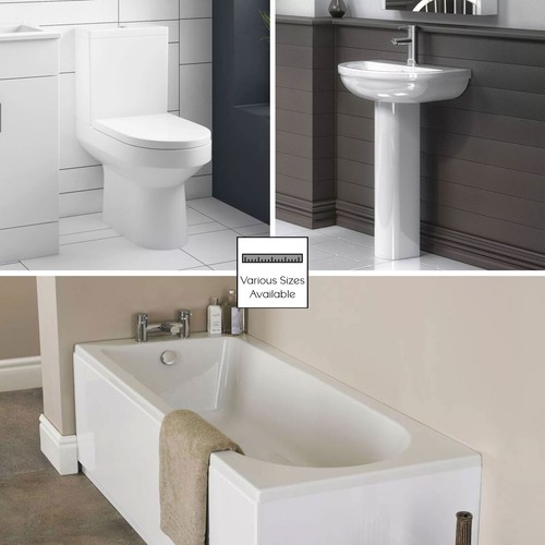 Single ended bathroom suite - ended,