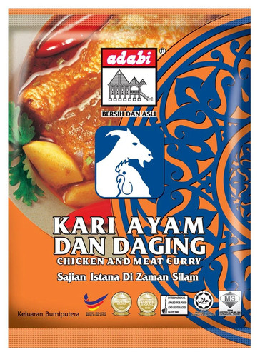 Adabi kari ayam daging curry - kari,