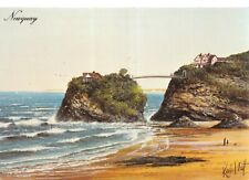 KEVIN PLATT PAINTINGS NEWQUAY TOPOGRAPHICAL POSTCARD UNUSED V GD MINT
