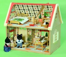 *fistuff* Sylvanian Families Xmas Decorated House/Cottage Figures + Furniture