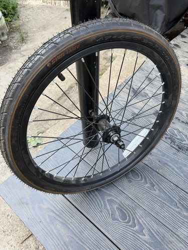 Raleigh folding bike - bike, rear