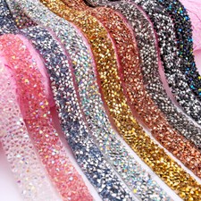 1-5 Yards Bling Crystal