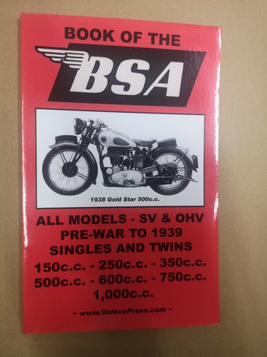 Bsa models pre war 1939 - war, sv