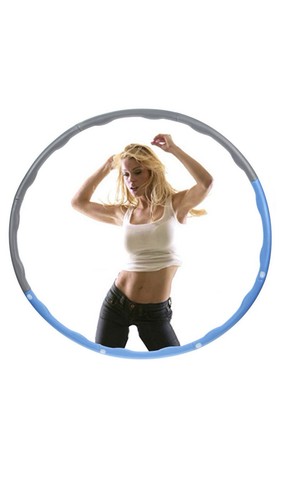 Collapsible 1kg weighted hula - collapsible,