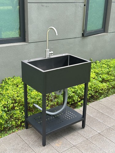 Freestanding black utility - freestanding,
