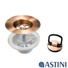 Astini, RAK, Rangemaster, Caple 65mm Copper Belfast Sink Plug Waste BSW6CP2H