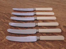 Superb Vintage Set 6 Faux Bone