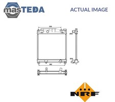 53072 ENGINE COOLING RADIATOR NRF FOR ASTON MARTIN CYGNET 1.3 1.3L 72KW
