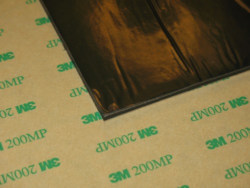 Sorbothane sheet 6x6x1 - sheet, 6x6x1/8"