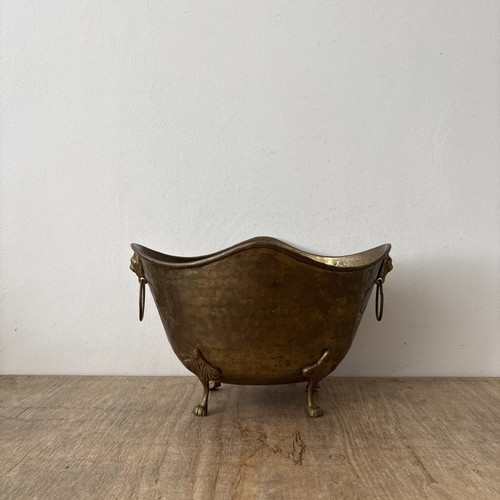 Vintage rustic hammered brass - vintage,