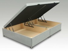 Linen Ottoman Divan Bed Gas