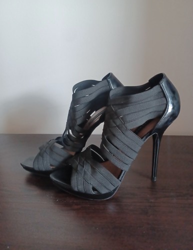 Zara strappy heels black - strappy,