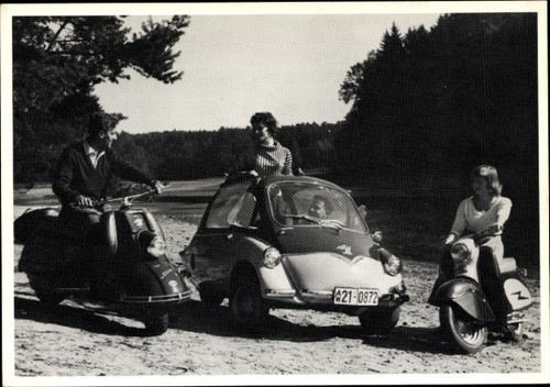 Postcard heinkel tourist - postcard,