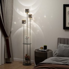 Modern Floor Lamp with Shelf
