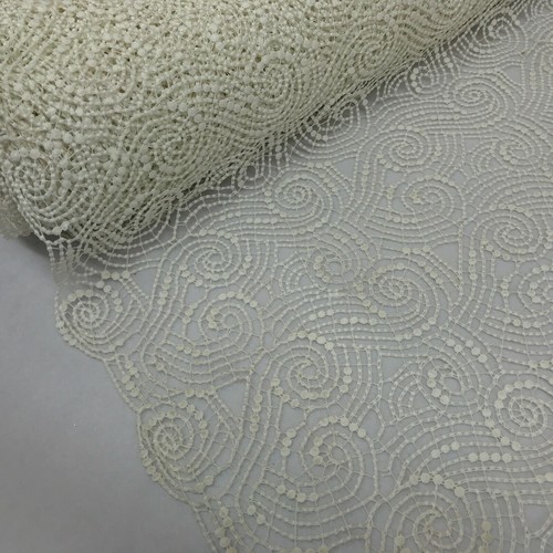 Designer cream guipure lace - designer,