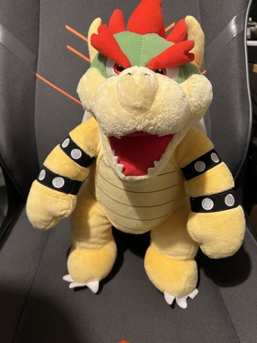 Super mario bowser large plush - super,