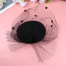 20s Vintage Pillbox Hat Hat Veil Women Church Hat Fascinators Veil Hat