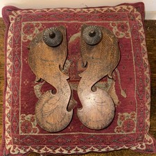 Vintage Hand-Carved Wooden