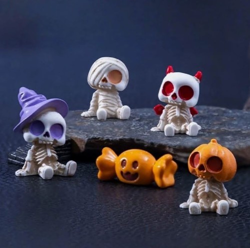 4pcs halloween mini figurines - mini,