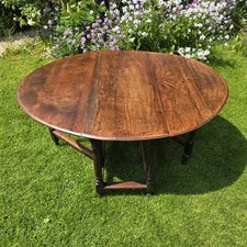 Antique Georgian Oak Drop Leaf