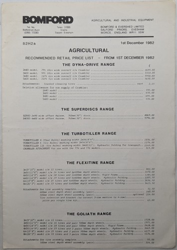 Original bomford agricultural - bomford,