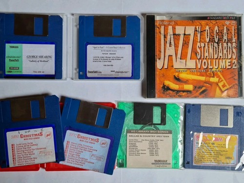 Mixed lot vintage midi song - mixed,