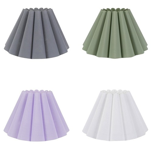 Pleated fabric lampshade petal - pleated,