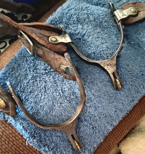 Heavy duty spurs leather - heavy,