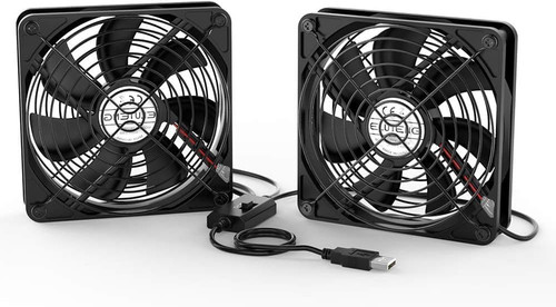Dual usb fan 120mm - 5v,, in
