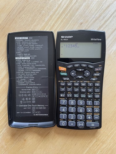Sharp w531 scientific - sharp, el-w531