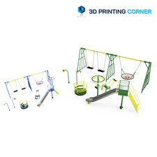 PLAYGROUND EQUIPMENT 1:76