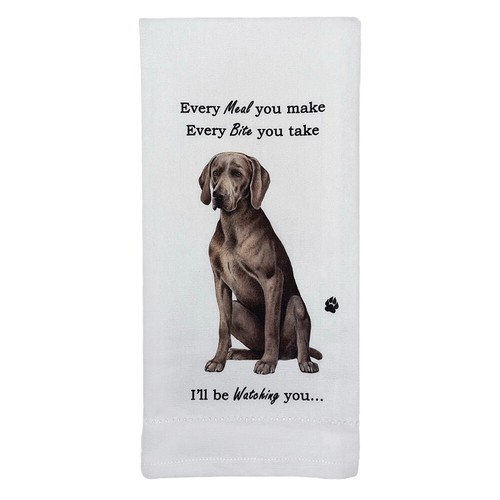 Weimaraner tea towel - weimaraner,