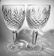 Pair of Signed Tyrone Crystal