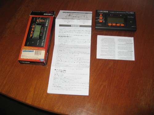 Boss guitar tuner - boss, tu-80