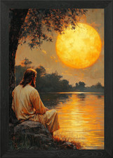 Jesus by the Lake Framed Wall