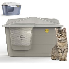CAT CENTRE Large Cat Hooded Litter Tray Box or Cat House Covered Toilet Pan Loo