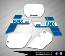 KAWASAKI Kmx 200 Kmx200 Graphics Kit Decal Set - Green Model