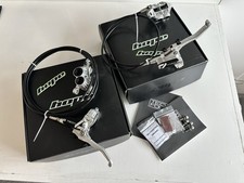 Hope Tech 4 V4 Silver/Black Hydraulic Disc Brakes Mint condition!