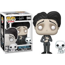 TIM BURTON'S CORPSE BRIDE VICTOR WITH SCRAPS 3.75" POP VINYL FIGURE FUNKO 986