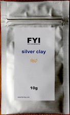 960FYI10. FYI 960 silver clay - 10g pack FYI silver metal clay Precious clay