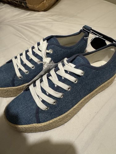 Primark blue denim lace - blue,