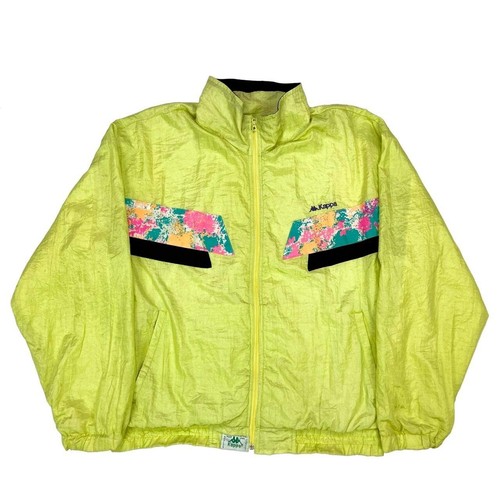 Vintage lime green kappa - vintage, shell